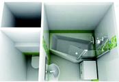 WC a kopupelna pohled shora